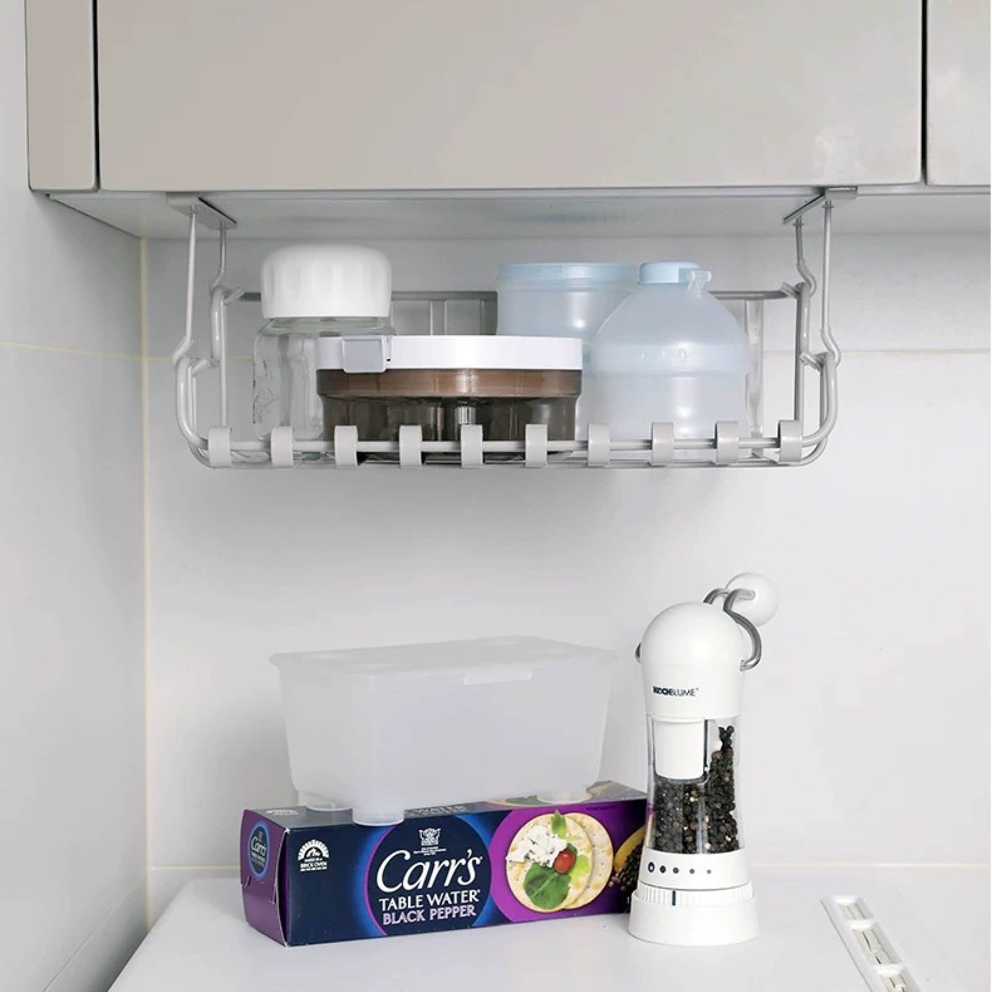 Hanging Under Cabinet Multi-Purpose Shelf