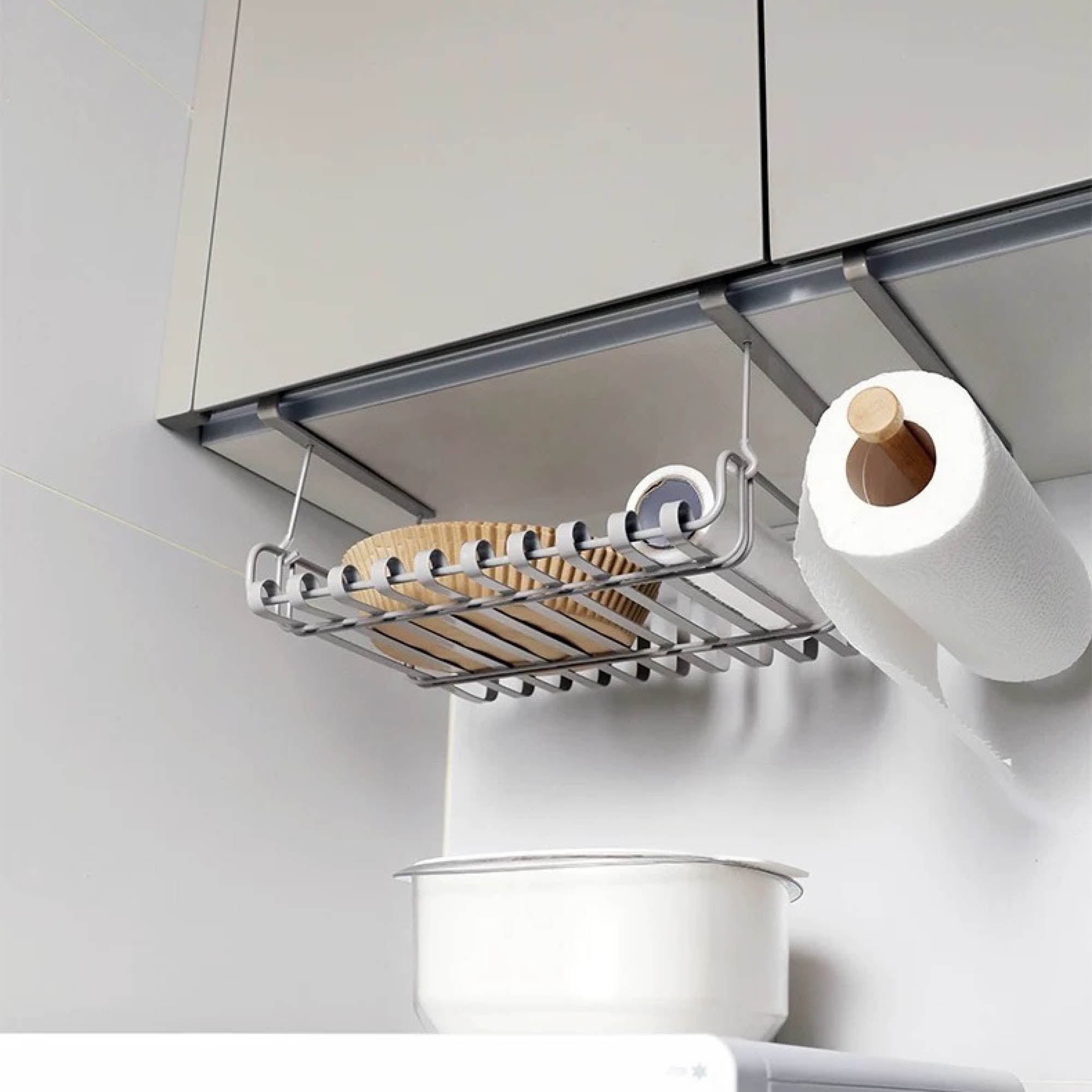 Hanging Under Cabinet Multi-Purpose Shelf
