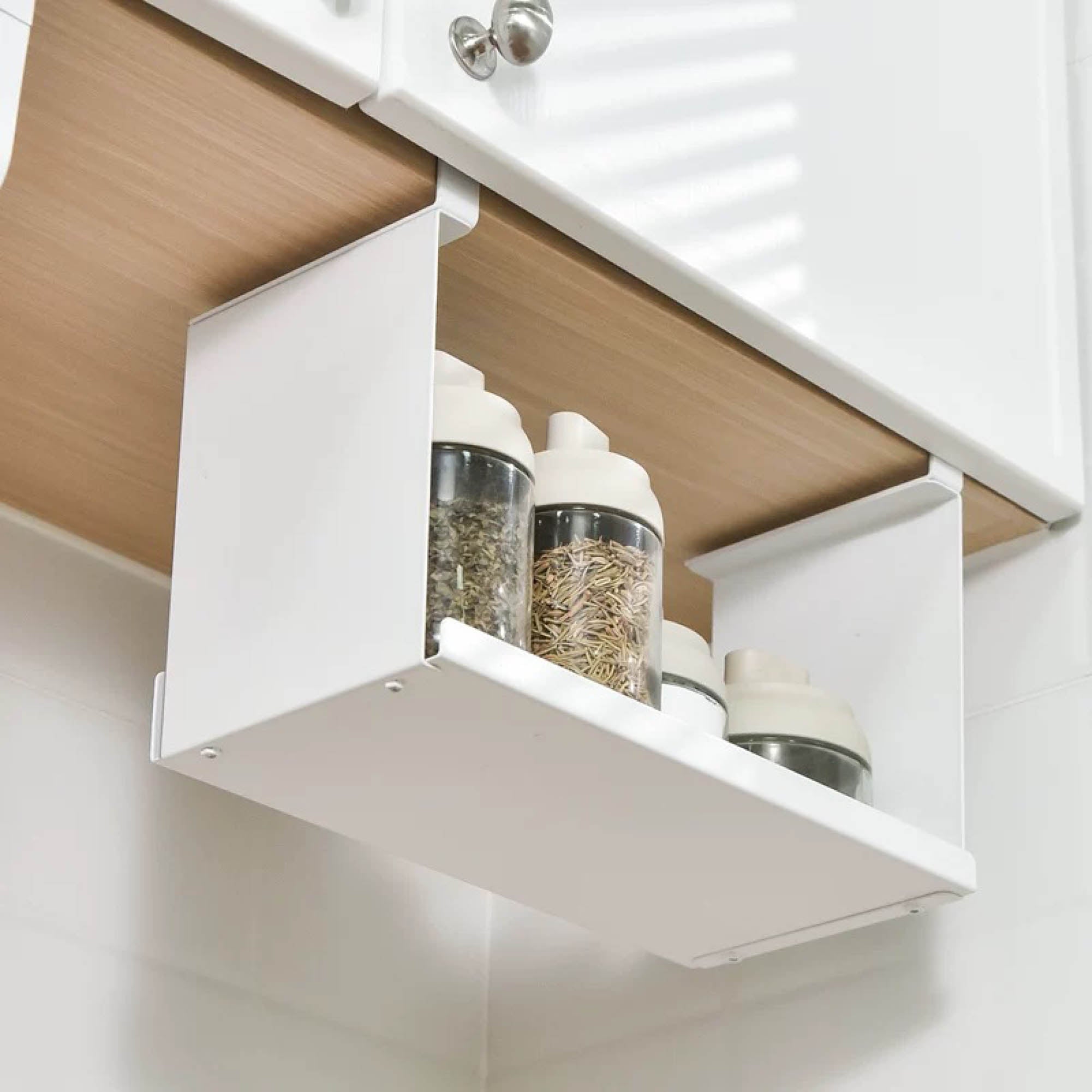 Hanging Under Cabinet Multi-Purpose Shelf