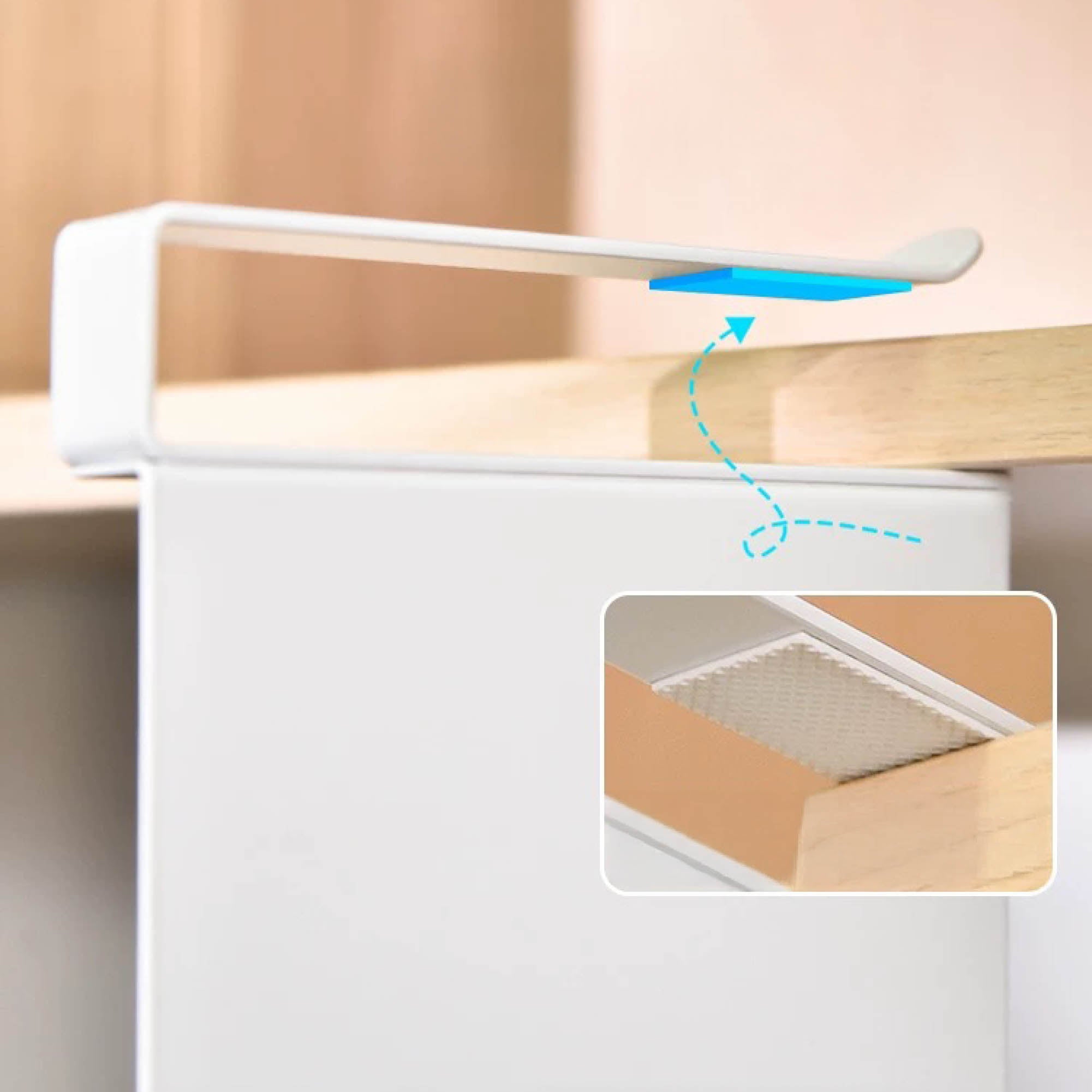 Hanging Under Cabinet Multi-Purpose Shelf