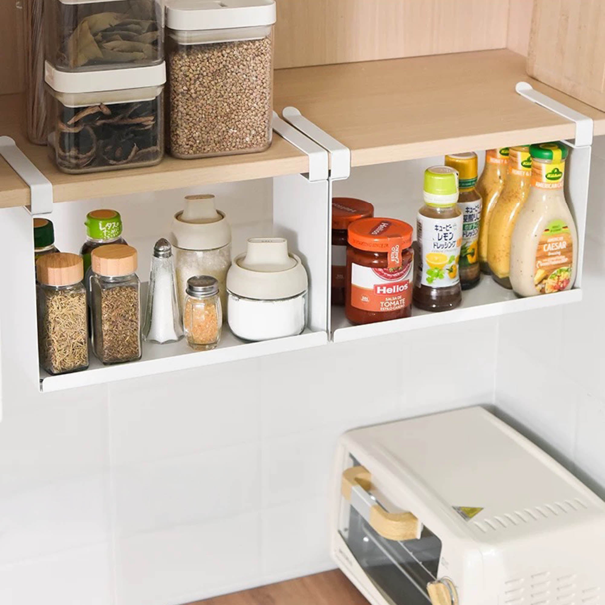 Hanging Under Cabinet Multi-Purpose Shelf