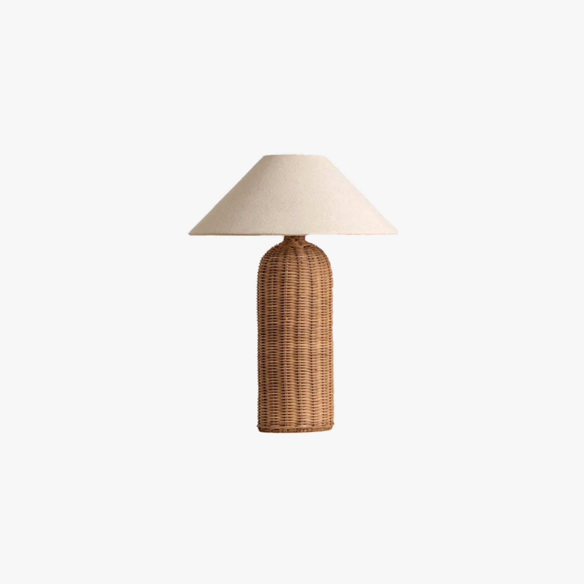 REIDI Pillar Rattan Table Lamp