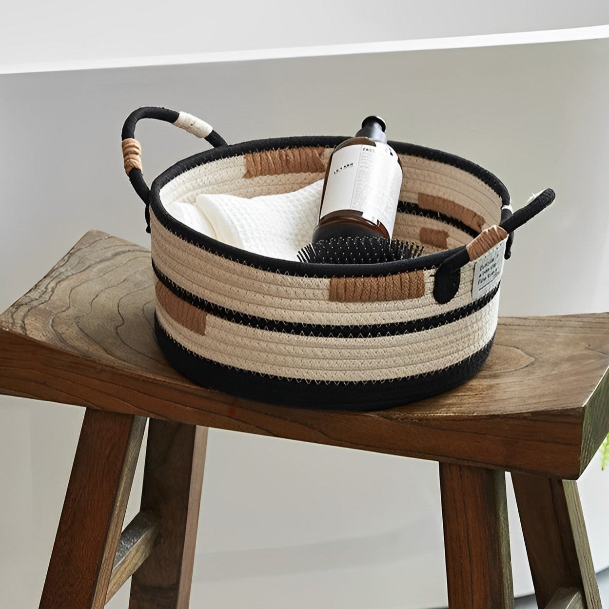 Tan Woven Basket