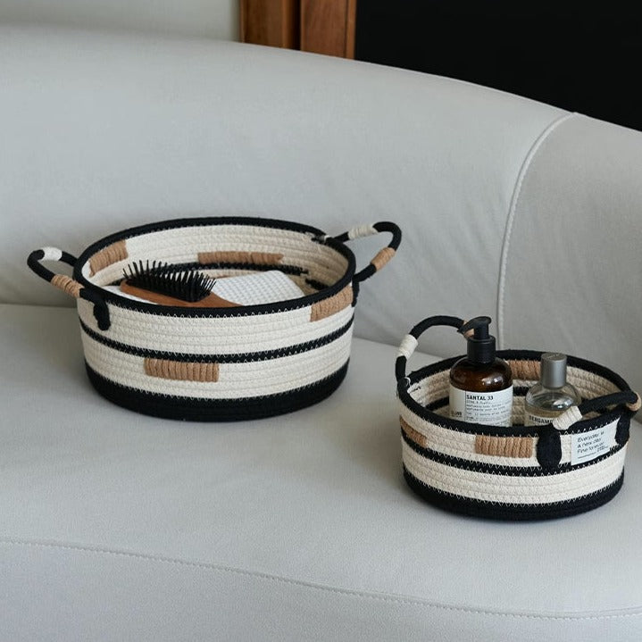 Tan Woven Basket
