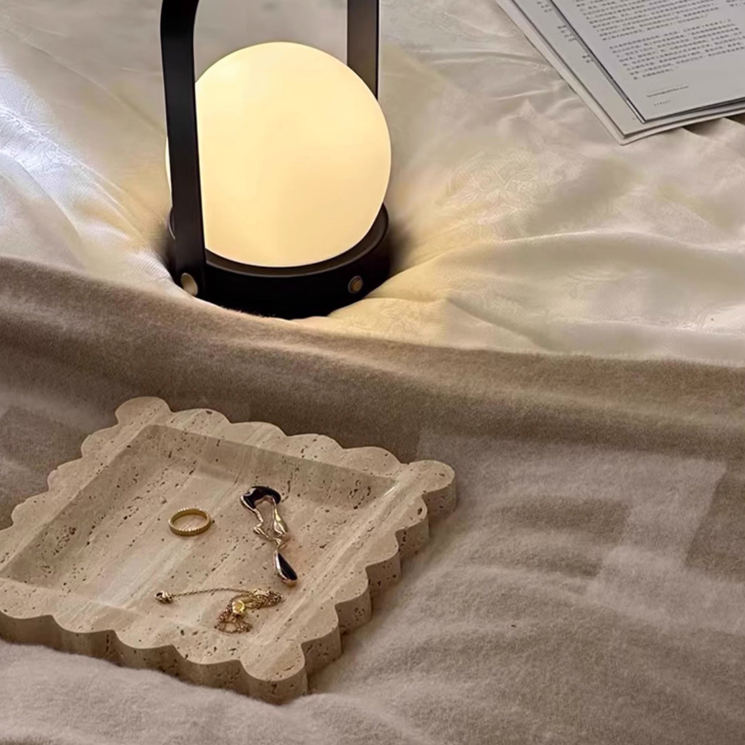Scallop Stone Plate