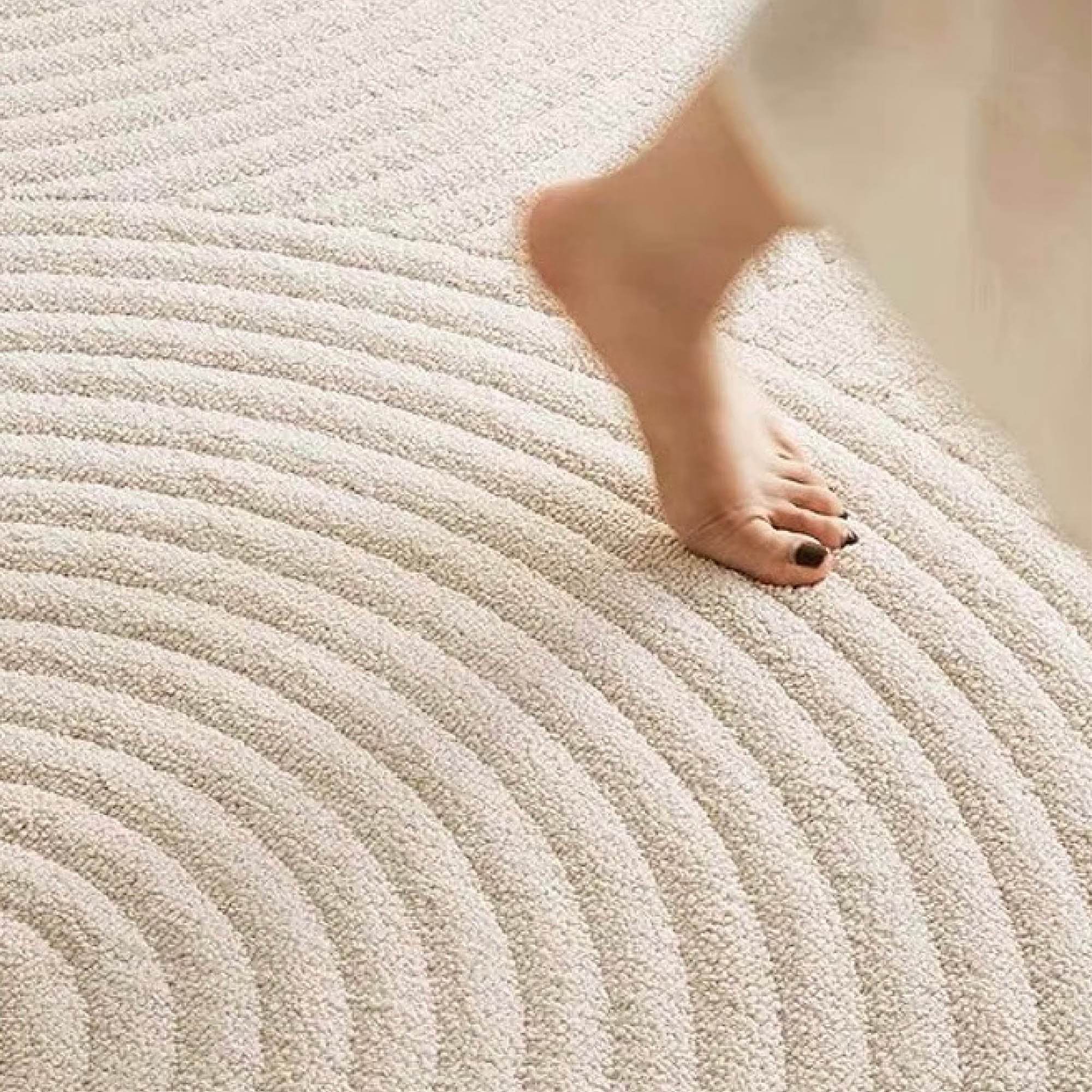 CLOU Ivory Textured Rug