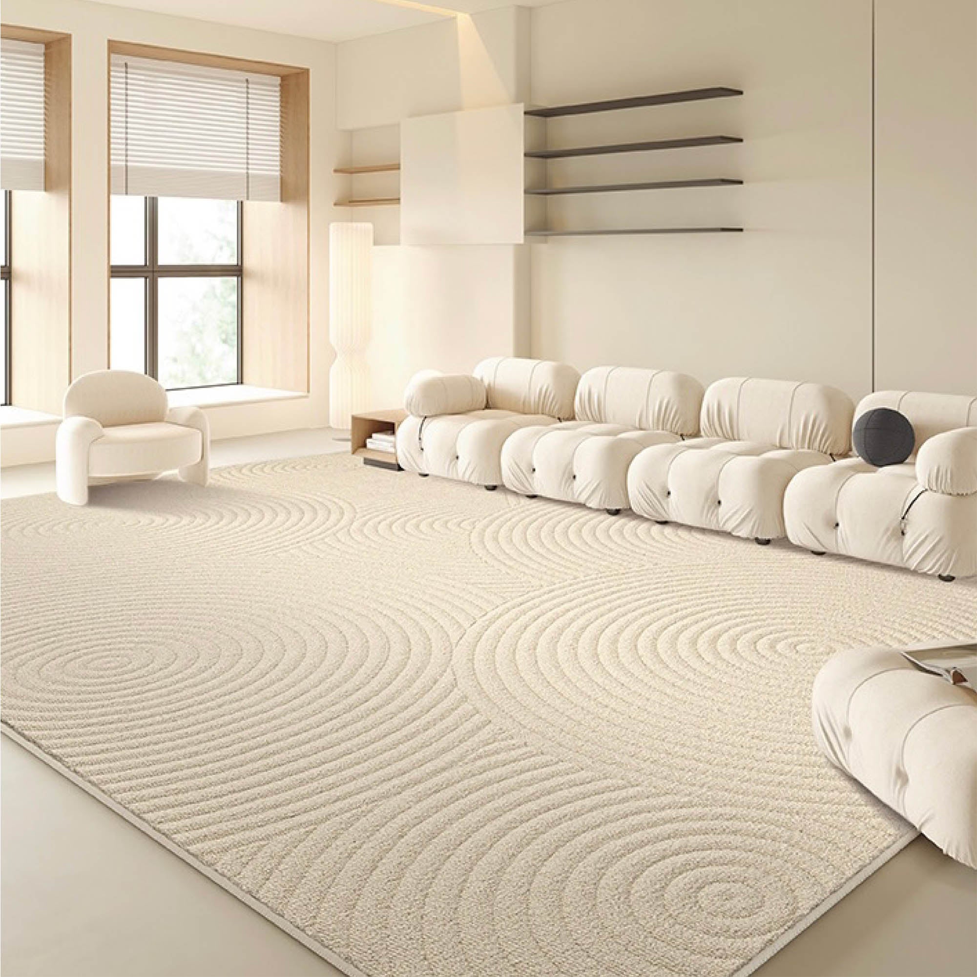 CLOU Ivory Textured Rug