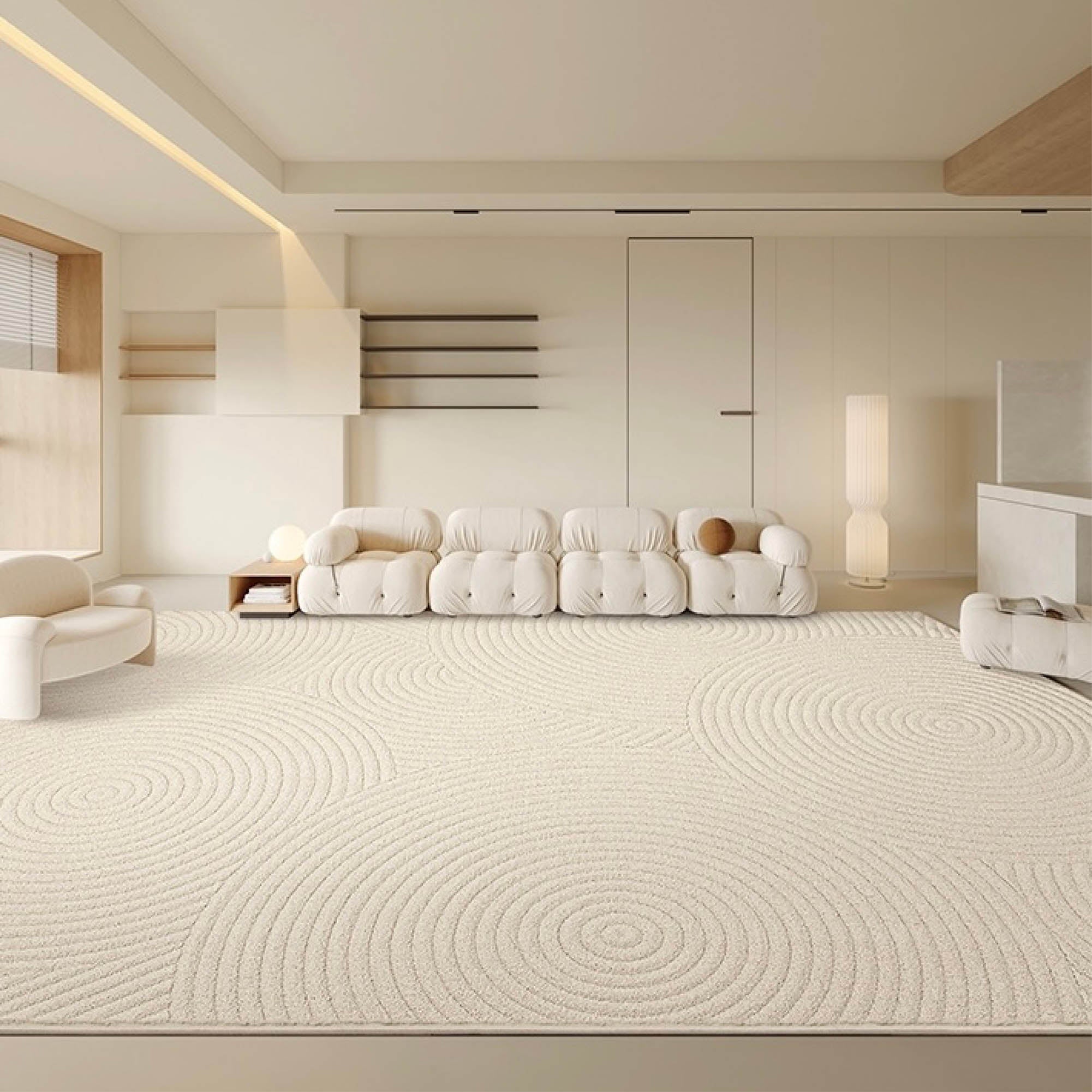 CLOU Ivory Textured Rug