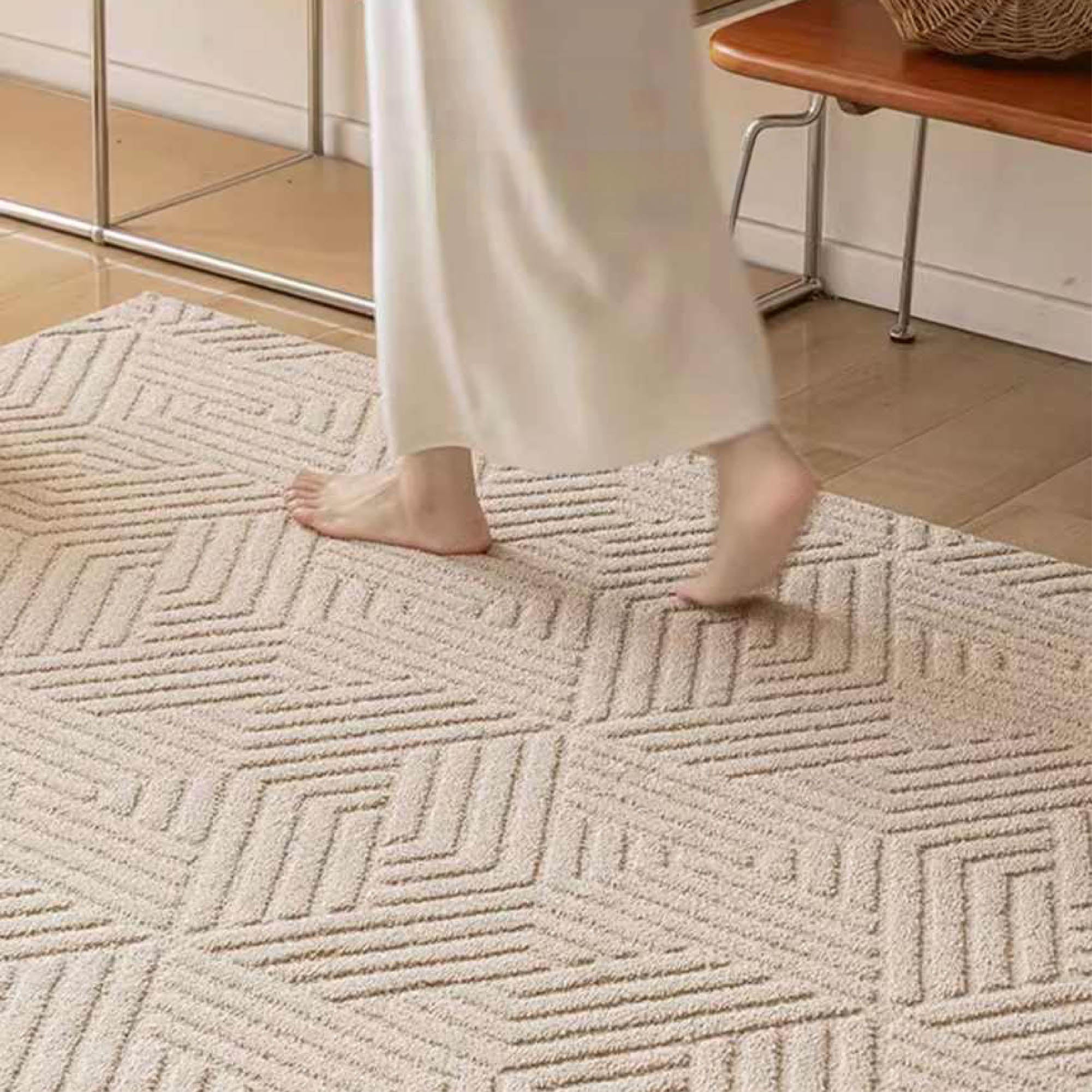 VELA Camel Textured Rug