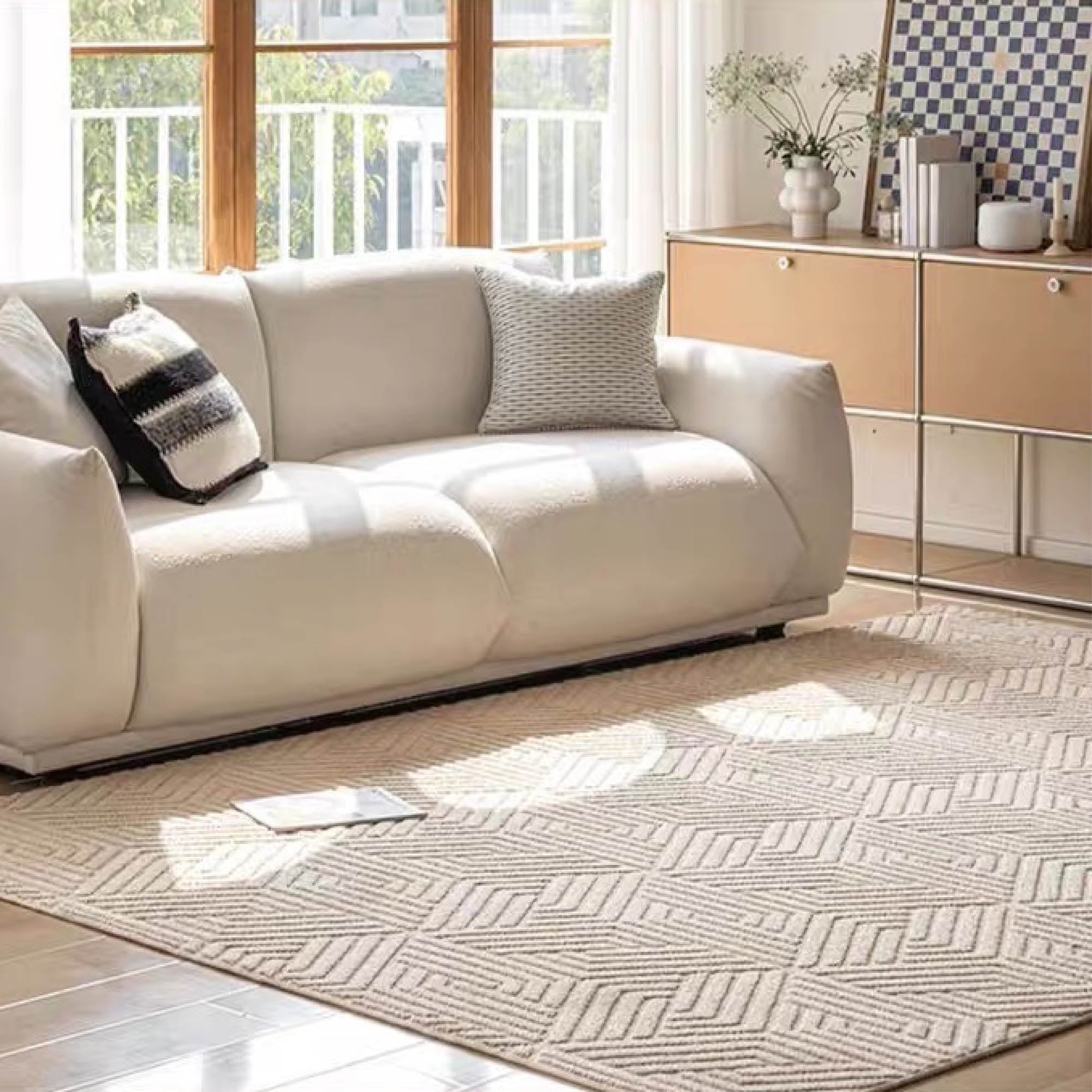 VELA Camel Textured Rug