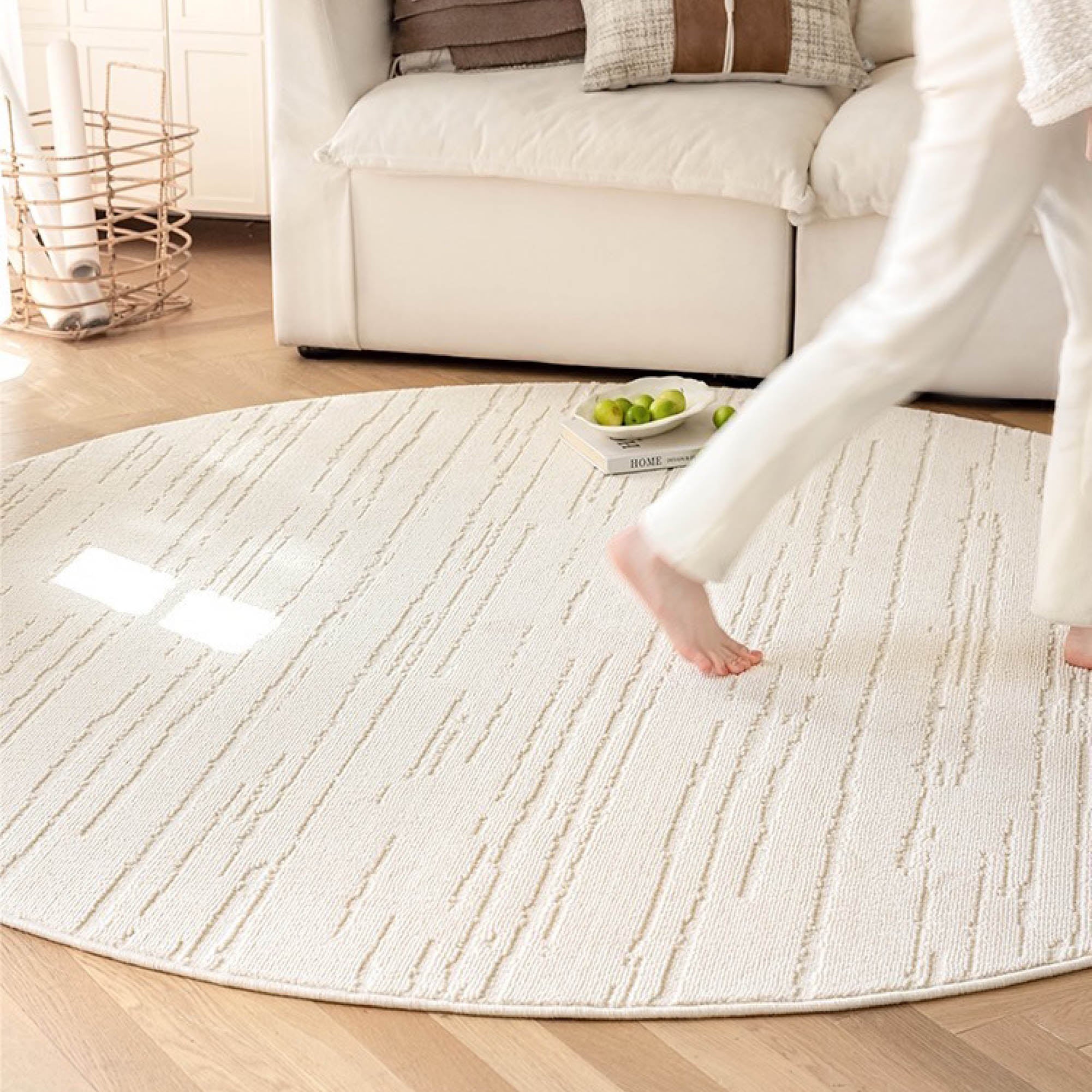 REINA Round Textured Rug
