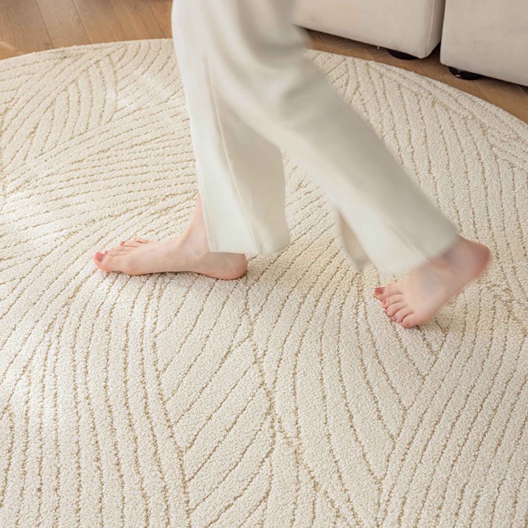 ILA Round Textured Rug