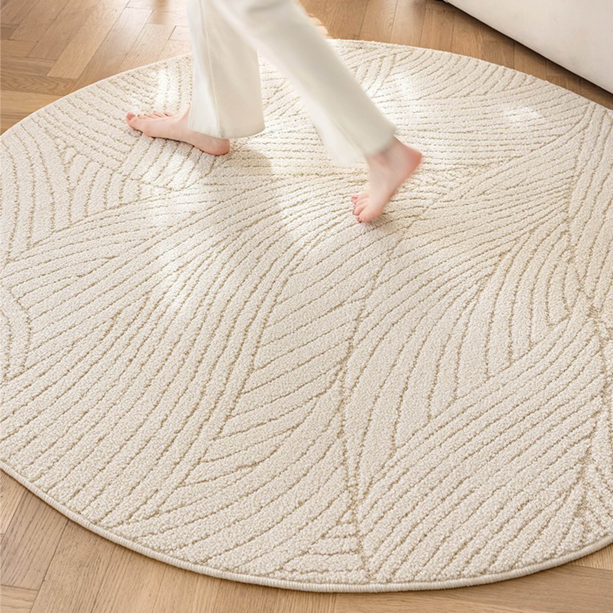 ILA Round Textured Rug