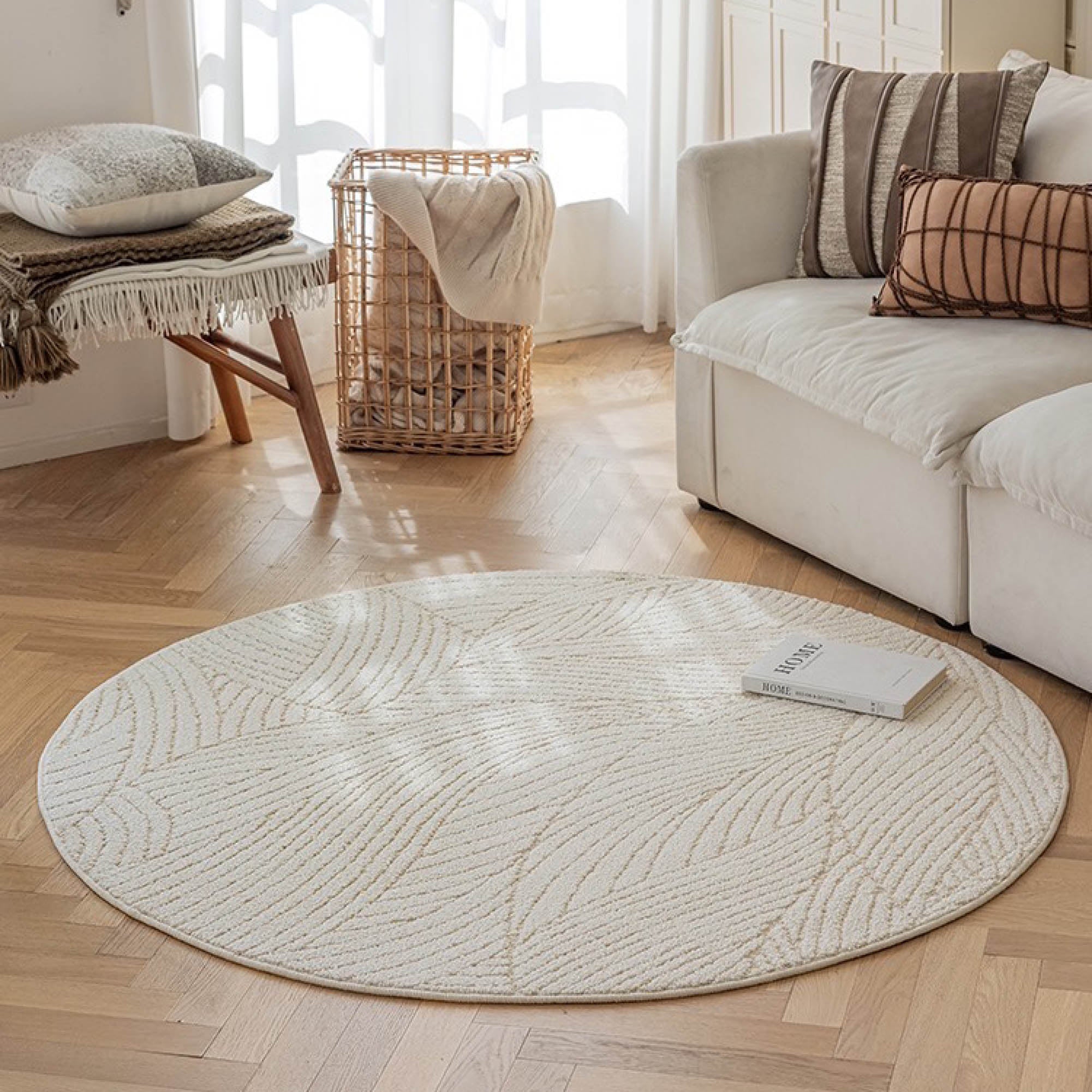 ILA Round Textured Rug