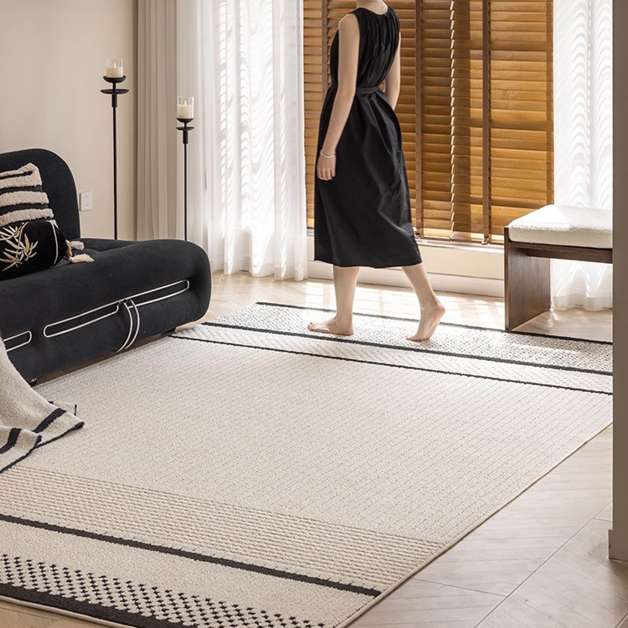 MEGEL Textured Rug