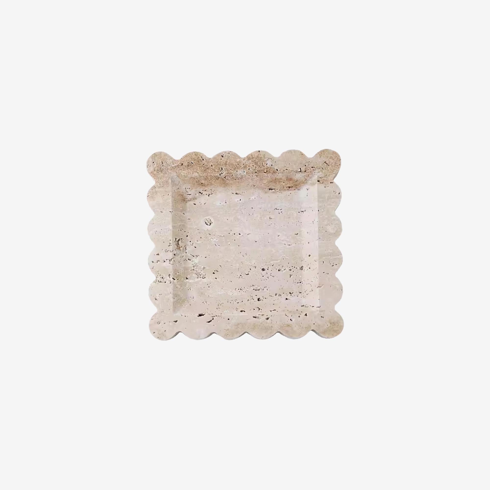 Scallop Stone Plate