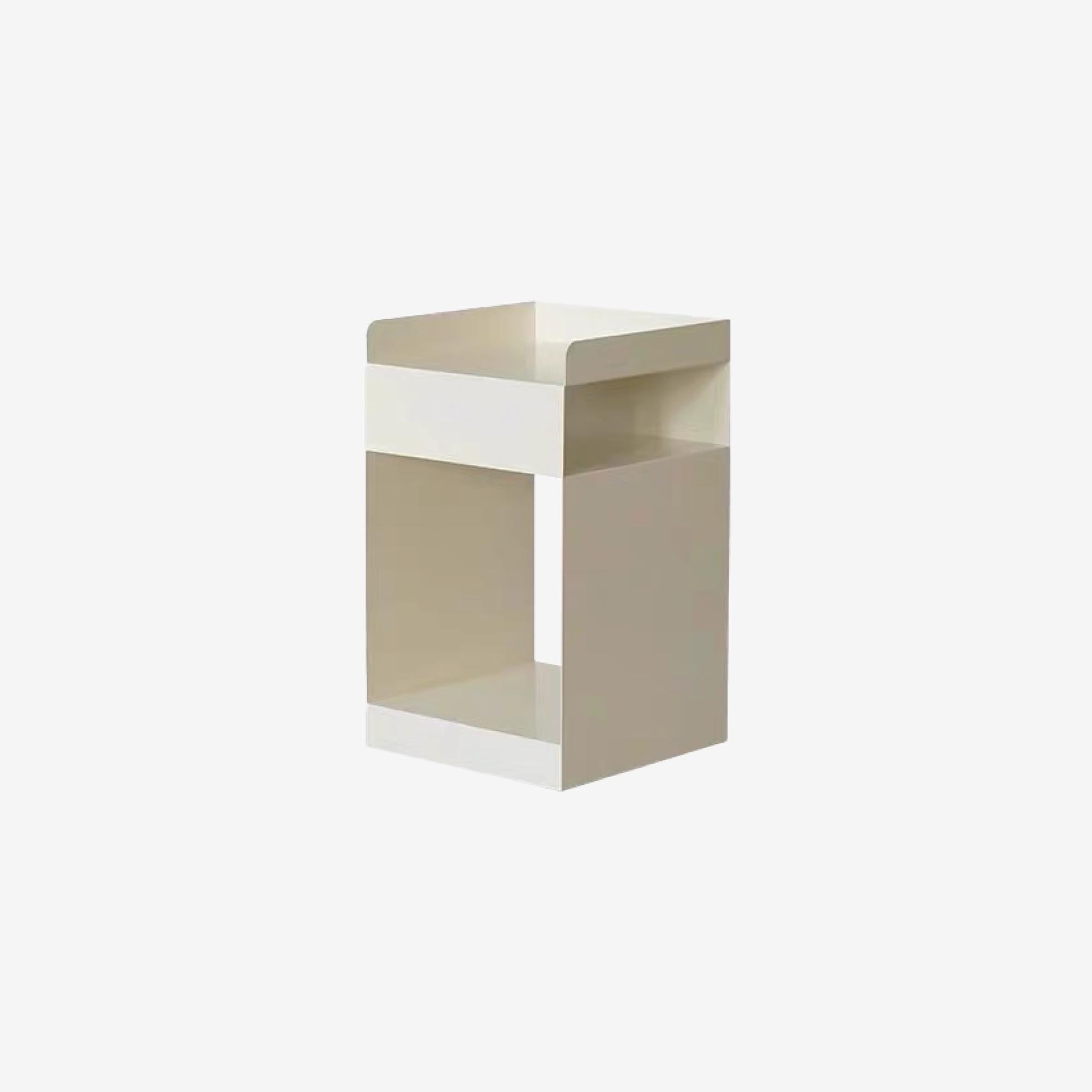Cube Side Cabinet with Wheels